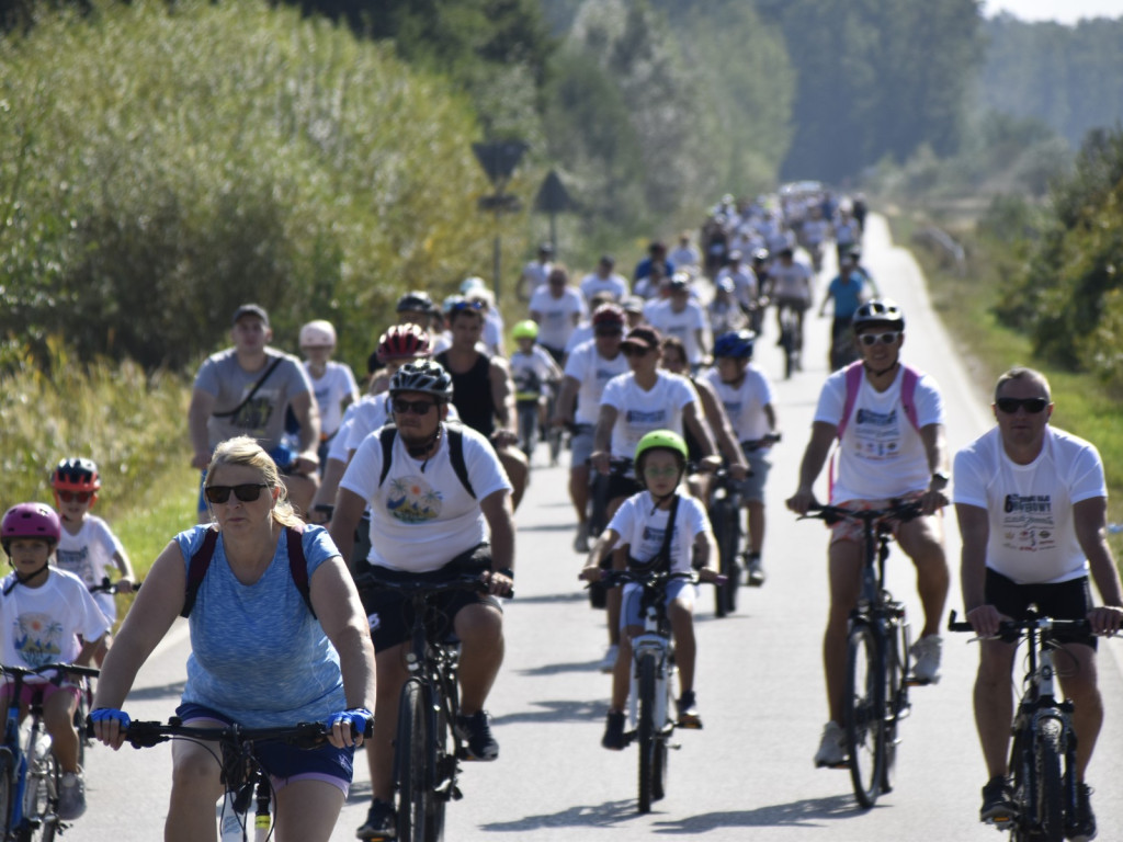 500 osób pojechało w rowerowym festiwalu radości