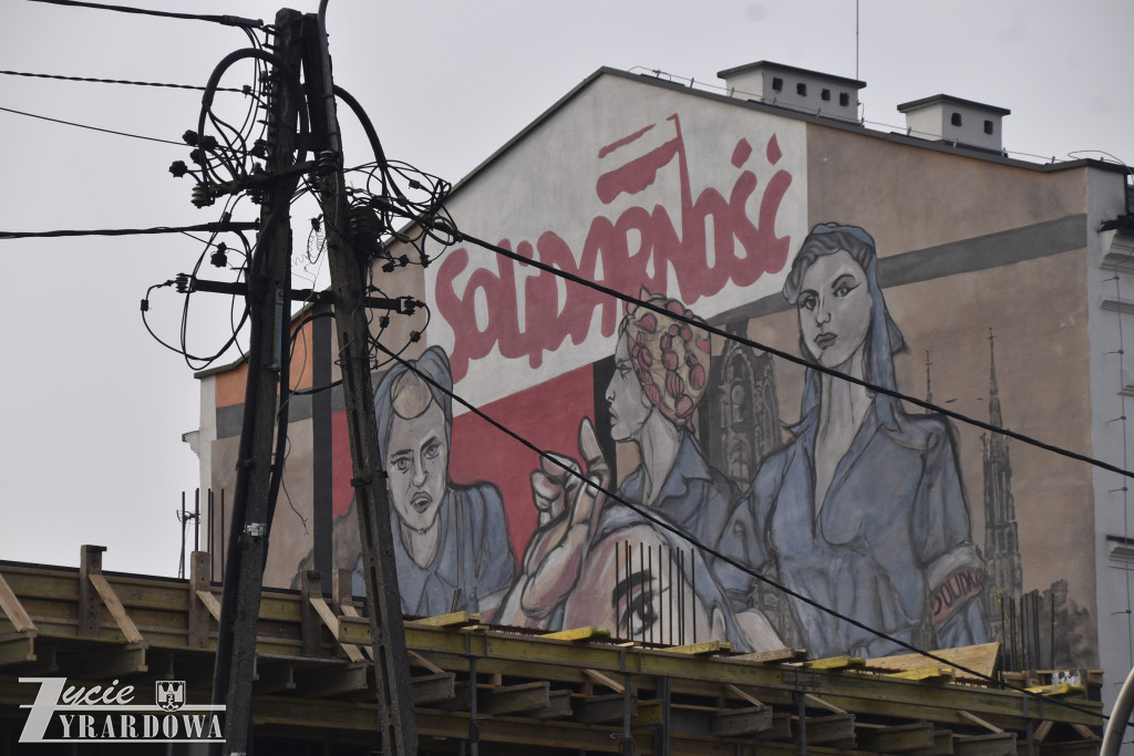 Za chwilę całkiem zniknie „ Mural Solidarności”