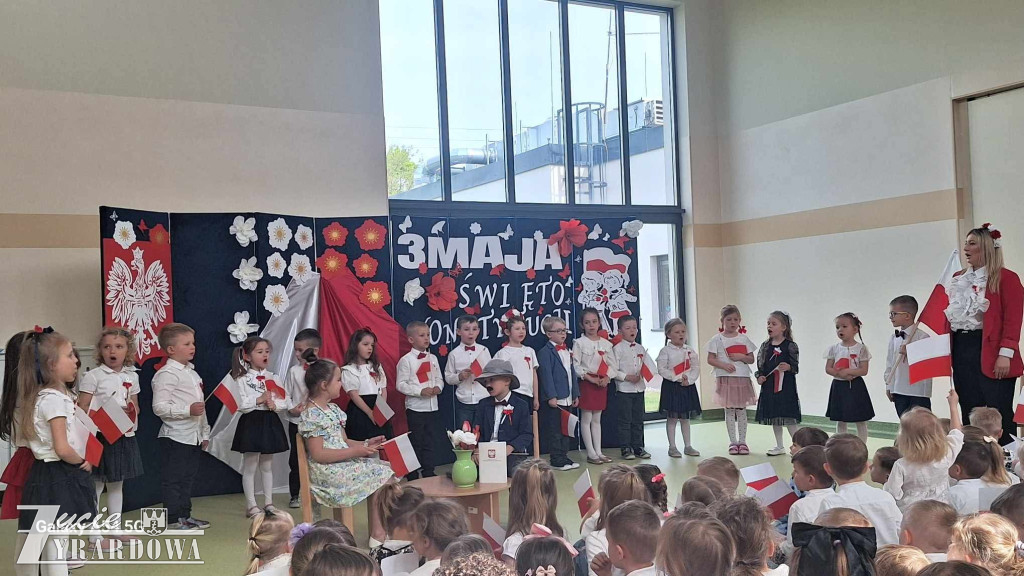 Przedszkolaki uczciły Święto Konstytucji 3 Maja