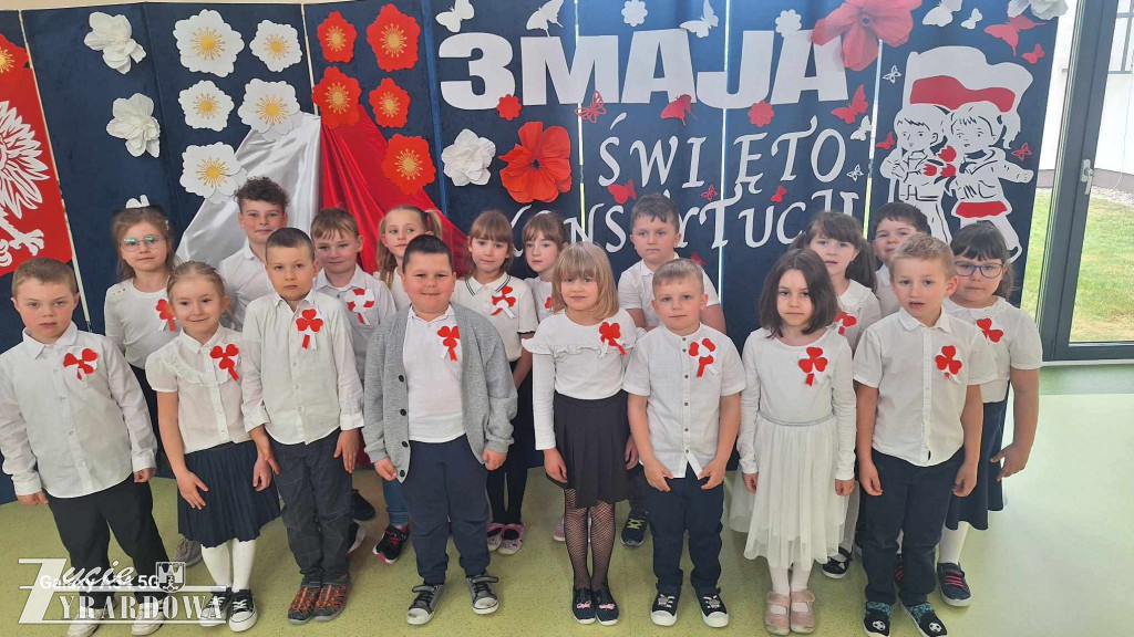 Przedszkolaki uczciły Święto Konstytucji 3 Maja