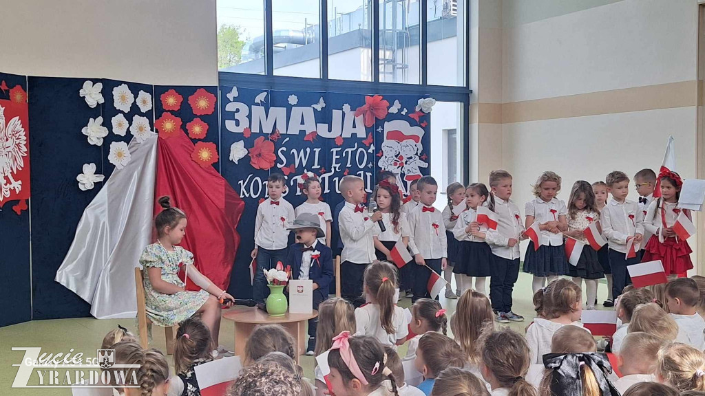 Przedszkolaki uczciły Święto Konstytucji 3 Maja