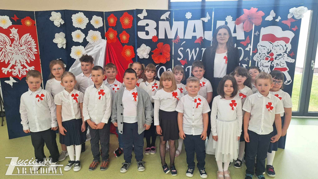 Przedszkolaki uczciły Święto Konstytucji 3 Maja