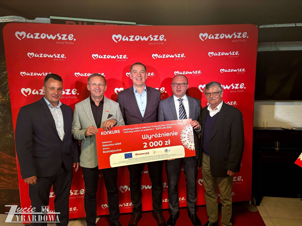 Sołectwo Adamów-Wieś wśród mazowieckich liderów