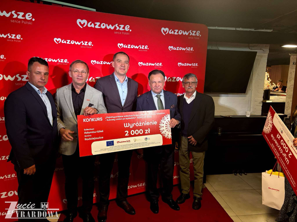 Sołectwo Adamów-Wieś wśród mazowieckich liderów