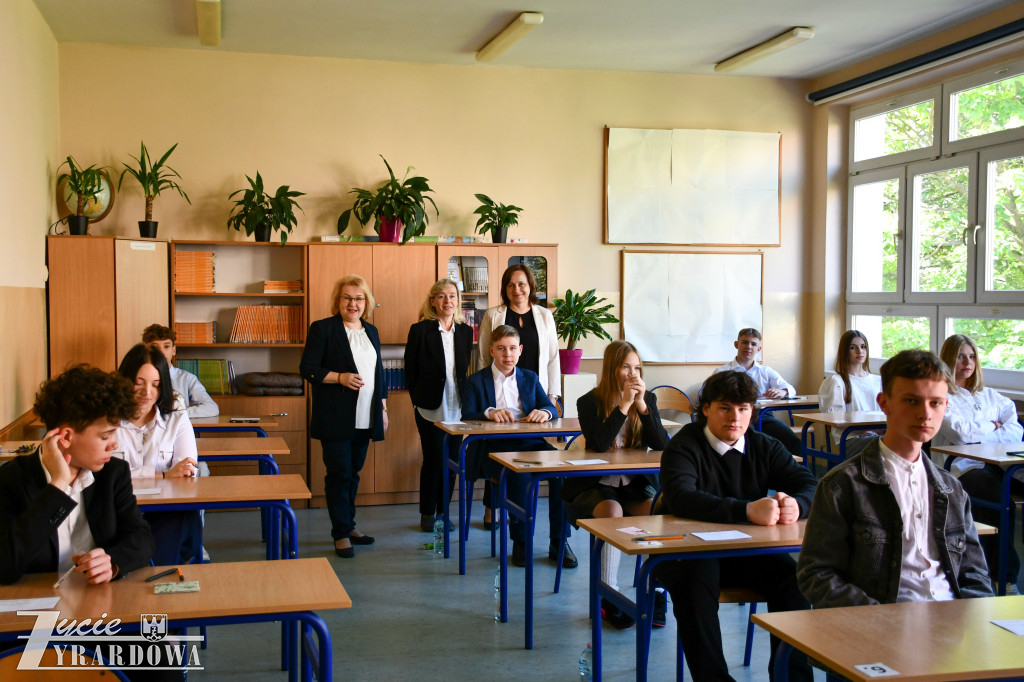 Ósmoklasiści stawiają czoła wyzwaniu
