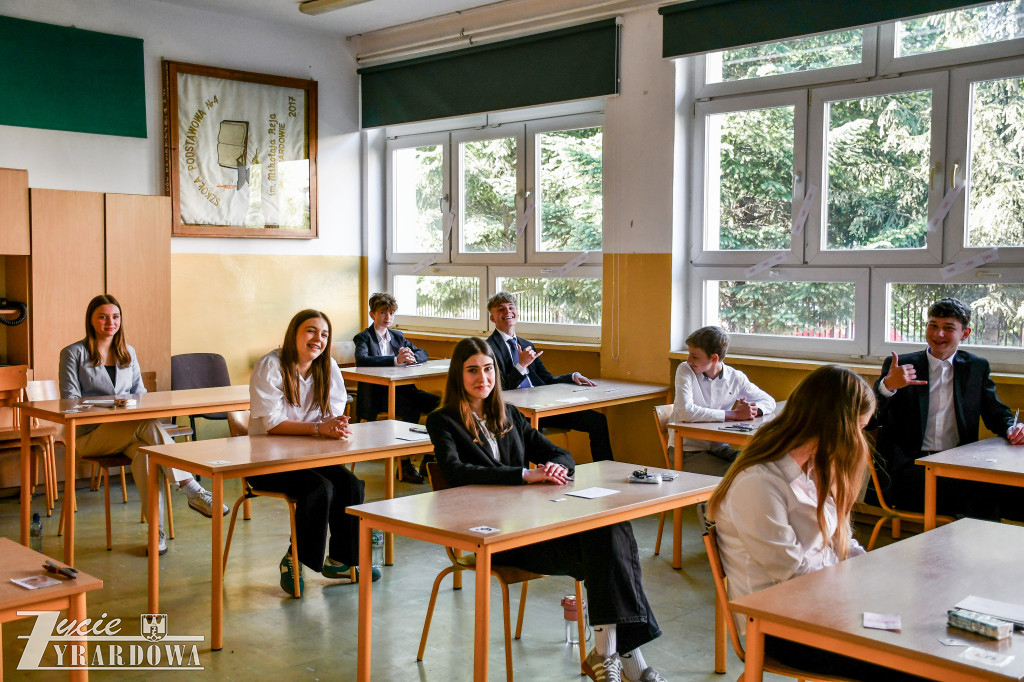 Ósmoklasiści stawiają czoła wyzwaniu