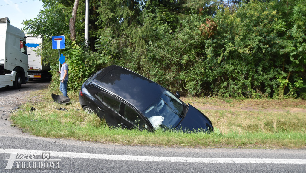 Skończyli swoją podróż w rowie