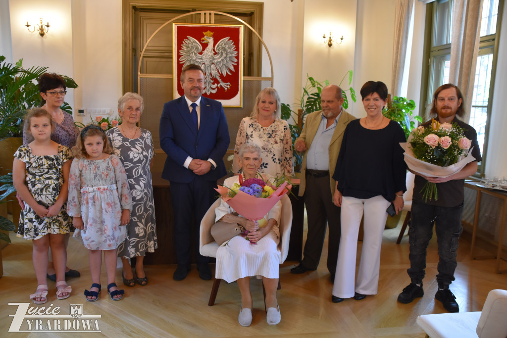 100. urodziny żyrardowianki Anny Piotrowskiej