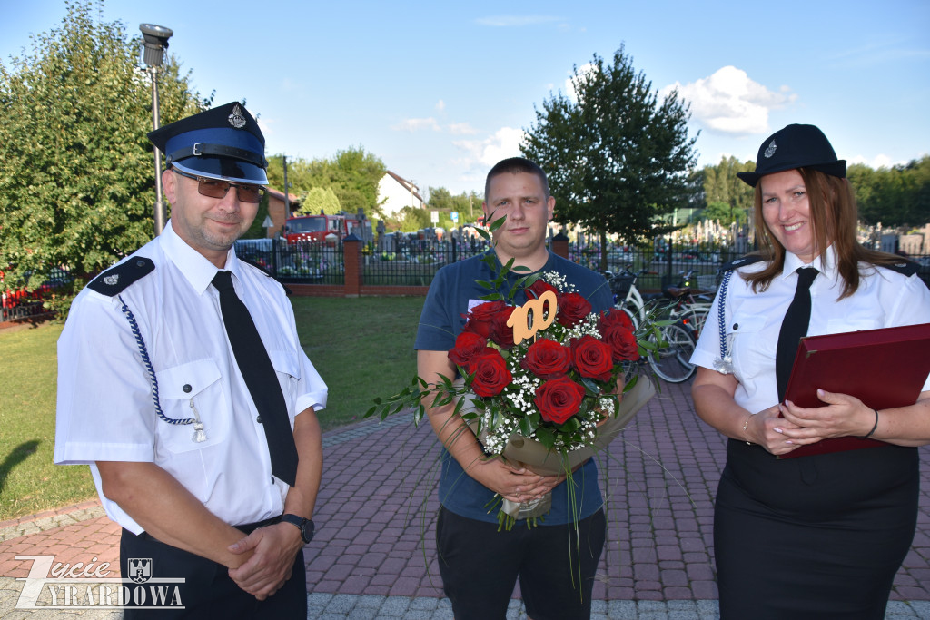 Stulatek z Grabiny najstarszym strażakiem w Polsce