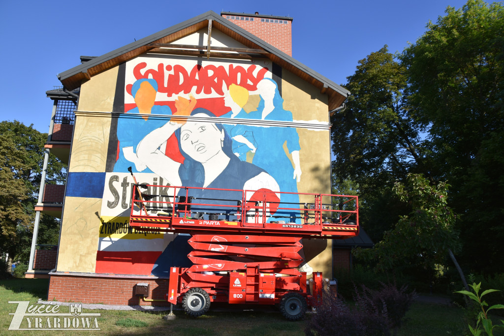 Mural „Solidarności” wraca do Żyrardowa