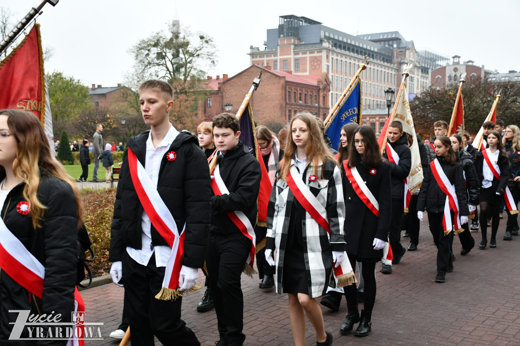 Żyrardów uczcił 107. rocznicę niepodległości