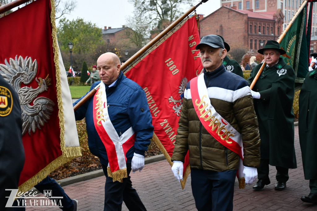 Żyrardów uczcił 107. rocznicę niepodległości