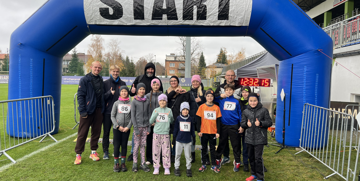 Biegacze z LKS Osuchów na podium