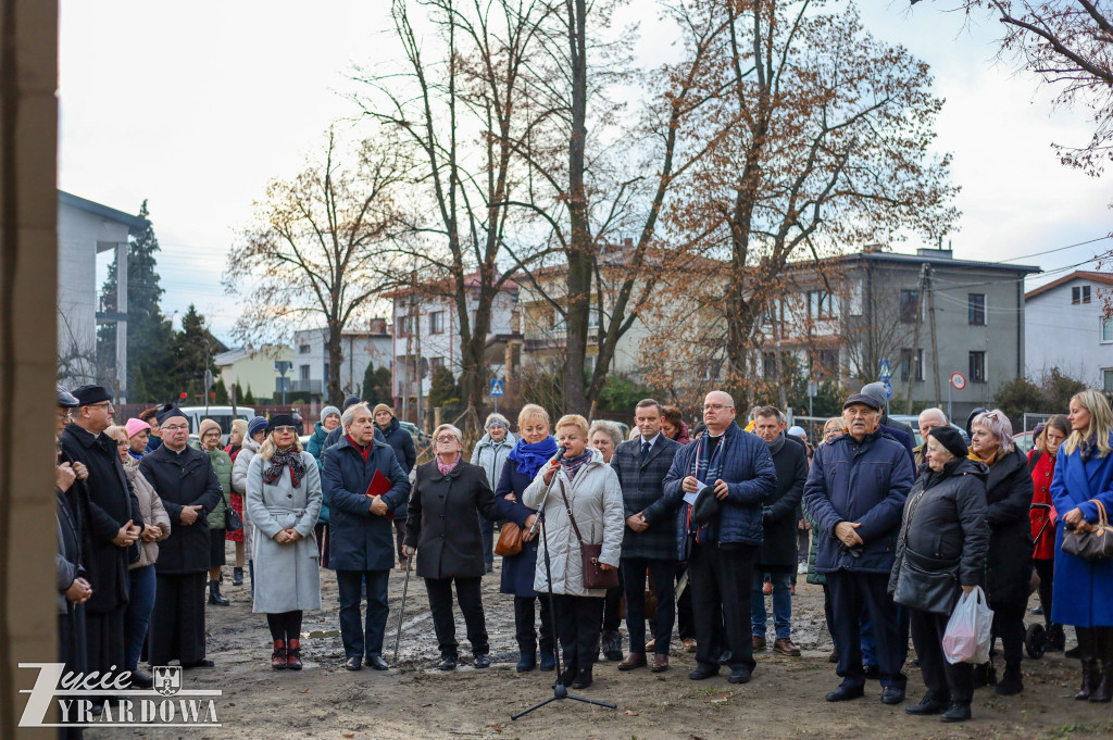 Świąteczne spotkanie na budowie hospicjum