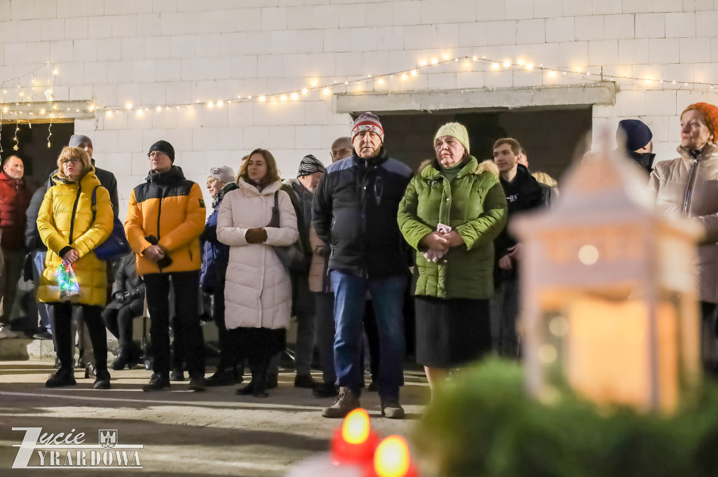 Świąteczne spotkanie na budowie hospicjum