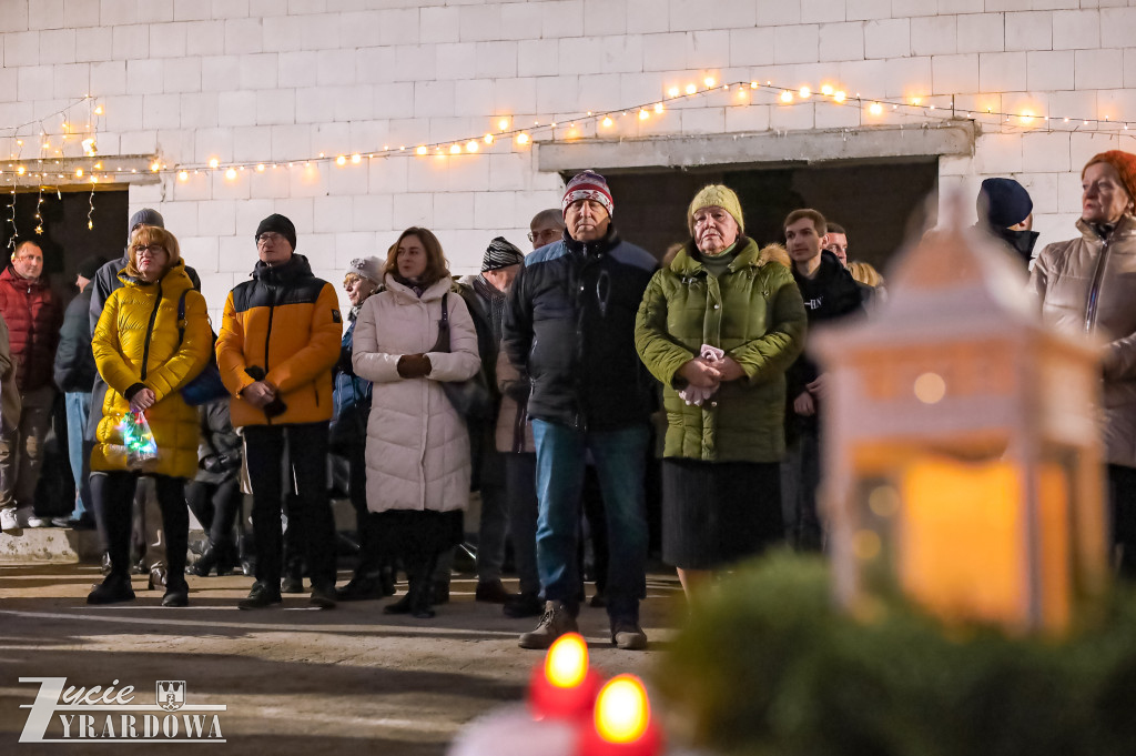 Świąteczne spotkanie na budowie hospicjum