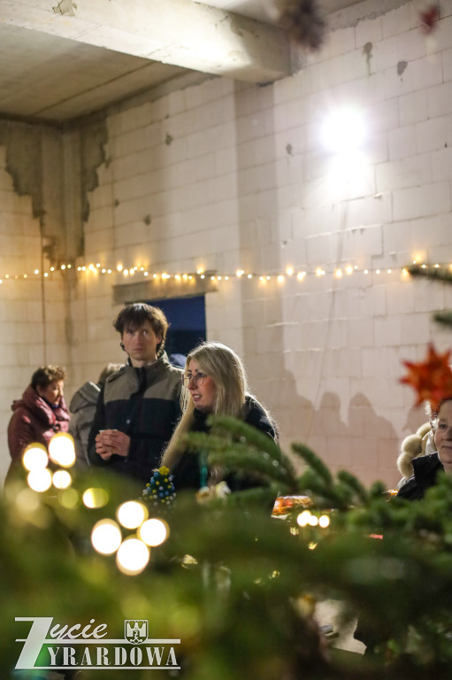 Świąteczne spotkanie na budowie hospicjum