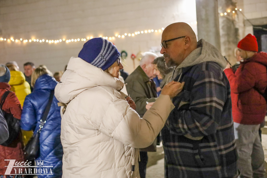 Świąteczne spotkanie na budowie hospicjum