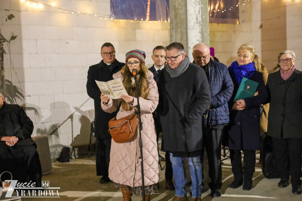 Świąteczne spotkanie na budowie hospicjum