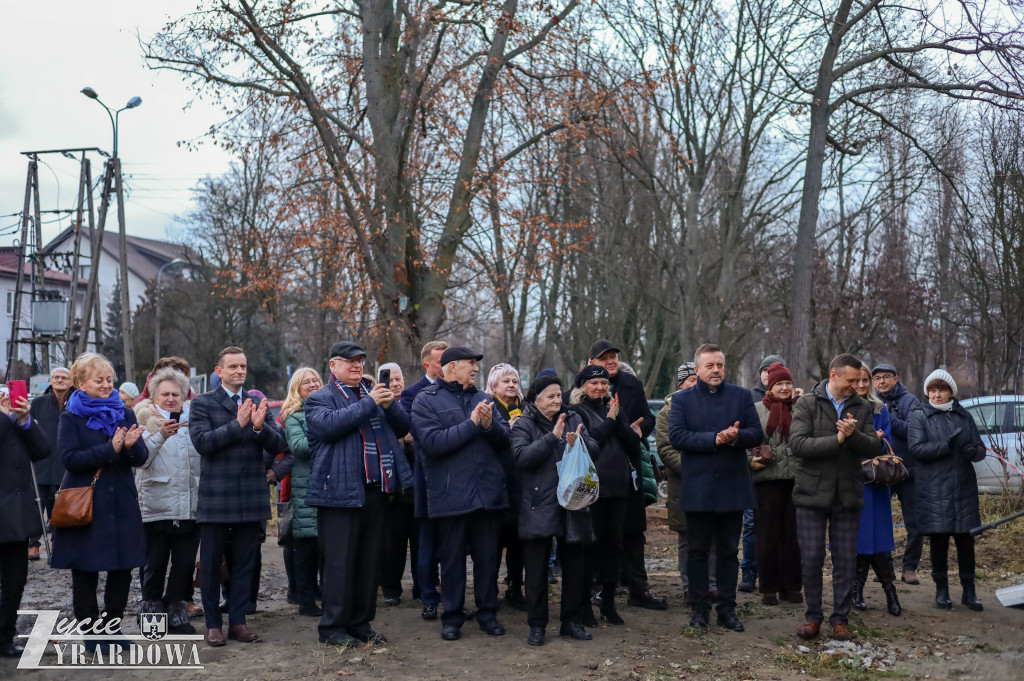 Świąteczne spotkanie na budowie hospicjum