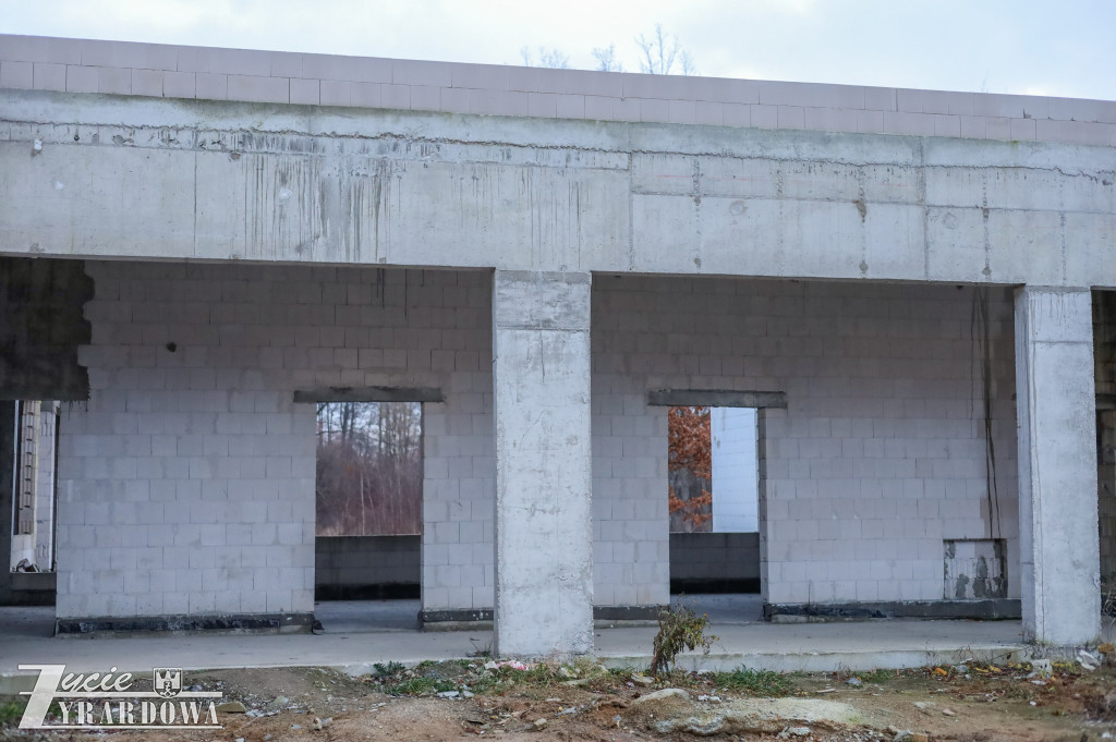 Świąteczne spotkanie na budowie hospicjum