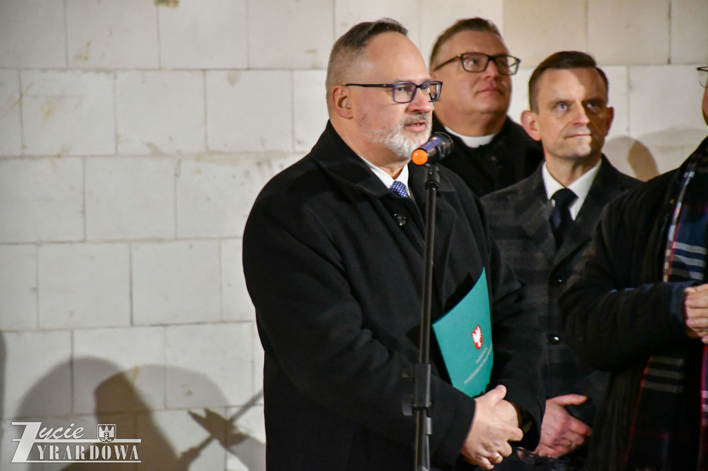 Świąteczne spotkanie na budowie hospicjum