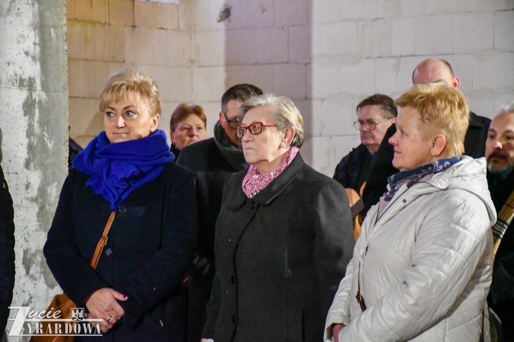 Świąteczne spotkanie na budowie hospicjum