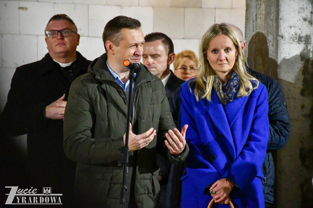 Świąteczne spotkanie na budowie hospicjum