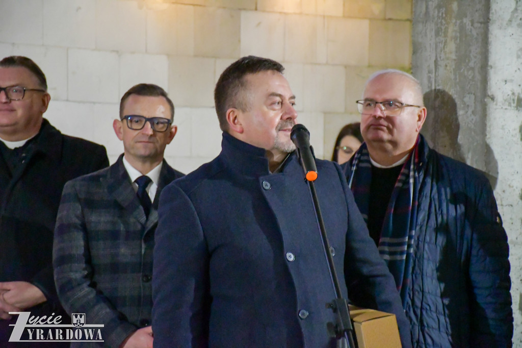 Świąteczne spotkanie na budowie hospicjum