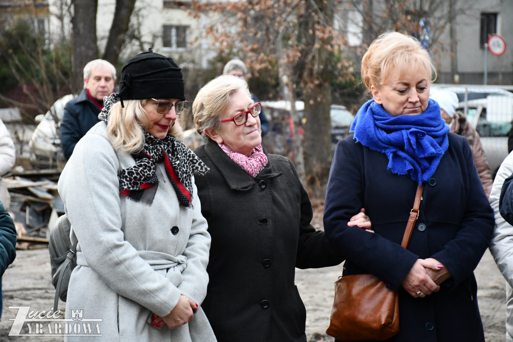 Świąteczne spotkanie na budowie hospicjum