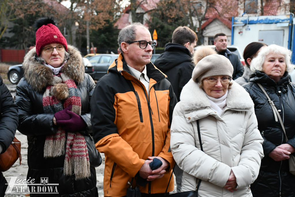 Świąteczne spotkanie na budowie hospicjum