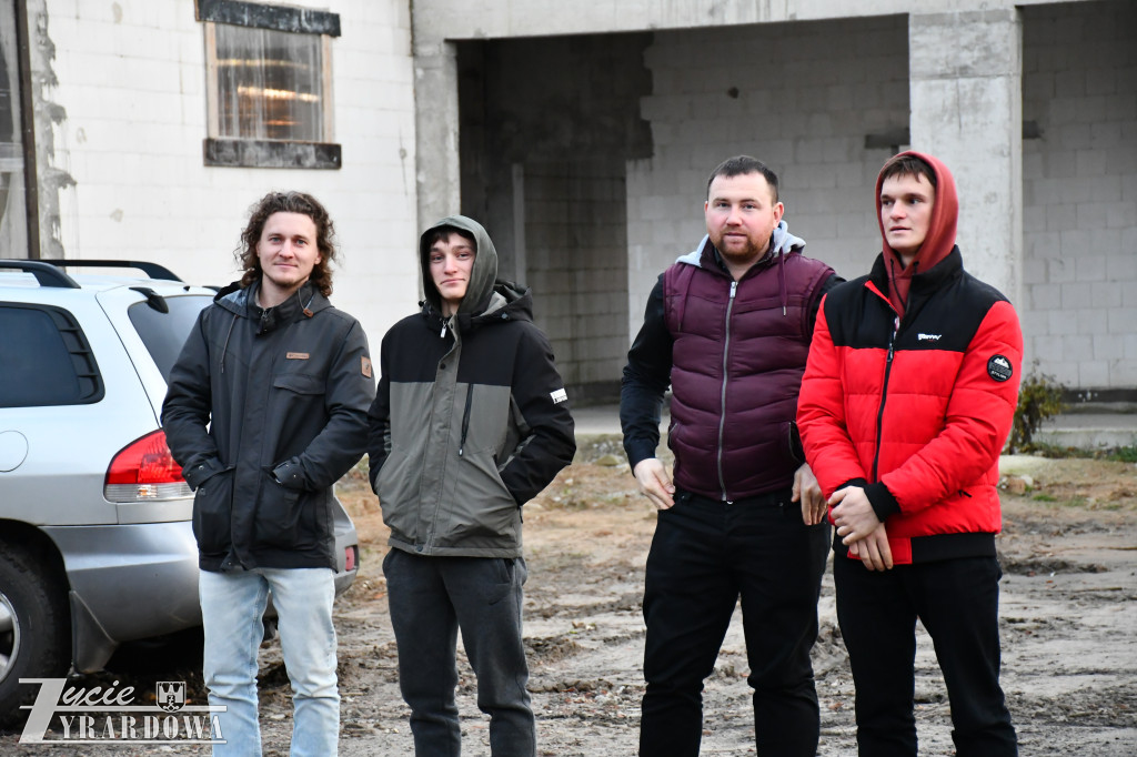 Świąteczne spotkanie na budowie hospicjum