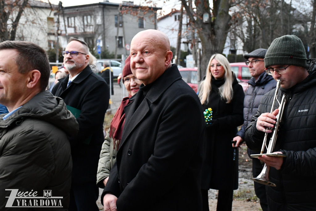 Świąteczne spotkanie na budowie hospicjum
