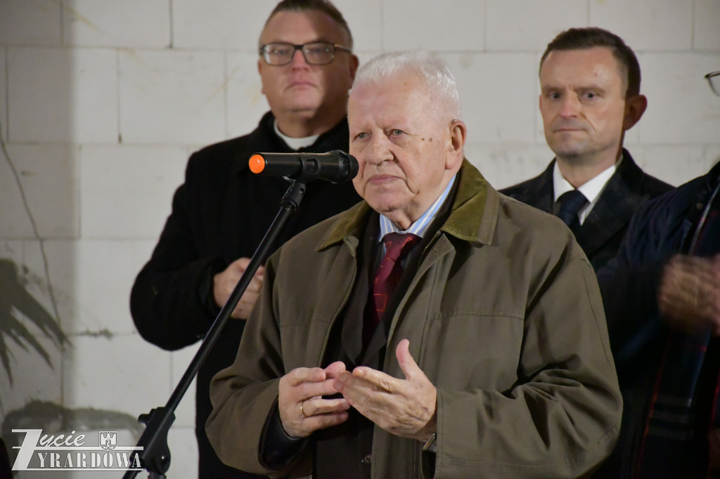 Świąteczne spotkanie na budowie hospicjum