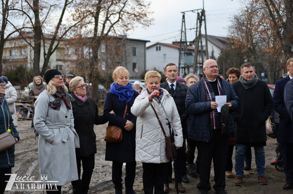 Świąteczne spotkanie na budowie hospicjum