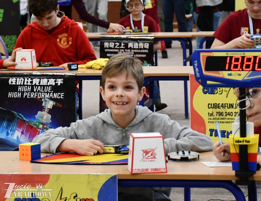 Kostka Rubika rządziła w Żyrardowie