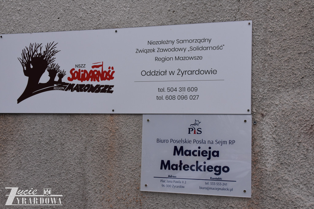Poseł Maciej Małecki otworzył swoje biuro w Żyrardowie