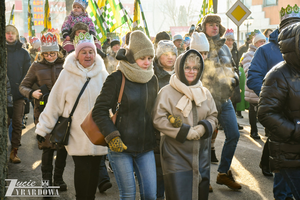 Orszak Trzech Króli przeszedł ulicami Żyrardowa