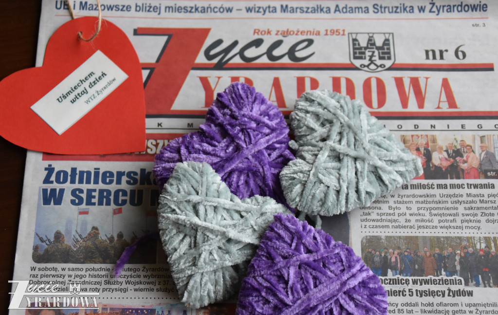 Rozdali Żyrardowianom setki pięknych serc