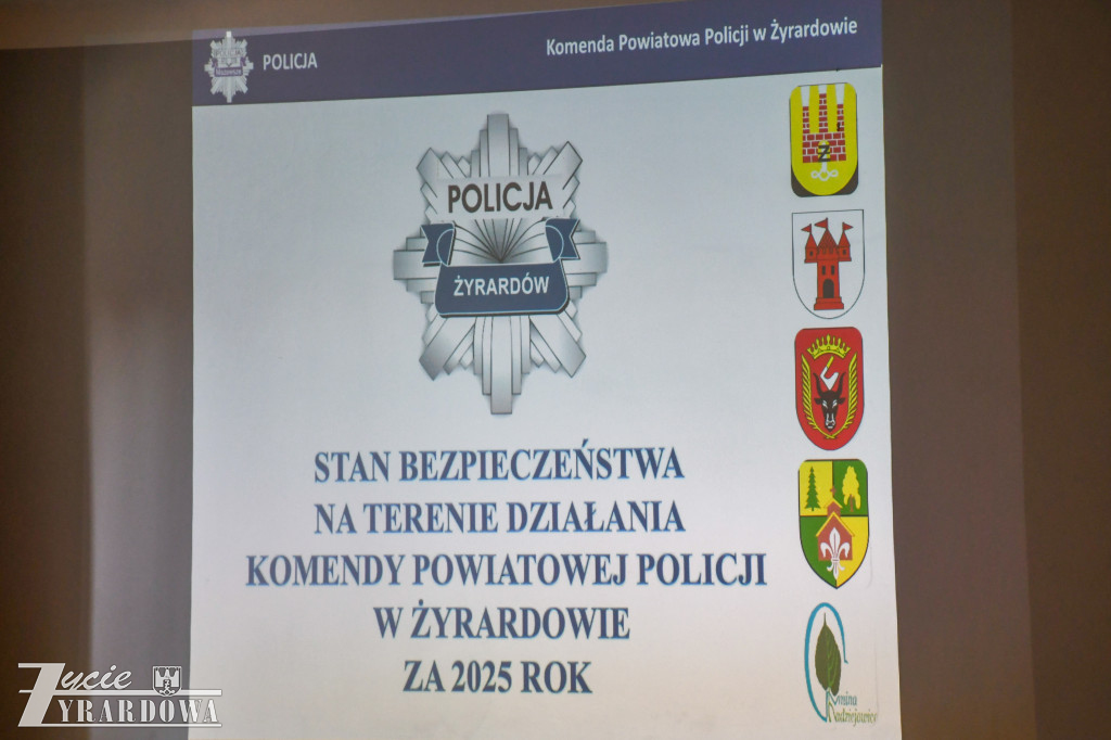 Roczna odprawa w KPP w Żyrardowie