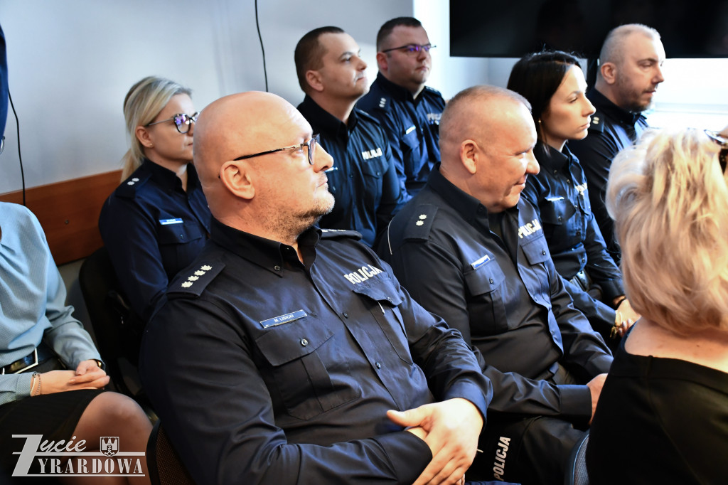 Roczna odprawa w KPP w Żyrardowie