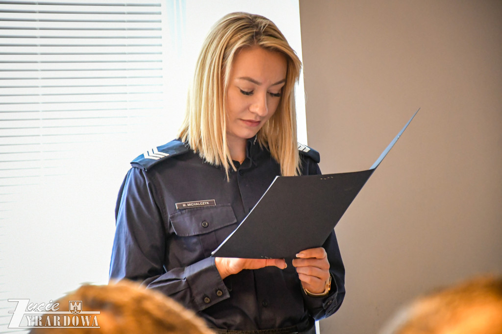 Roczna odprawa w KPP w Żyrardowie