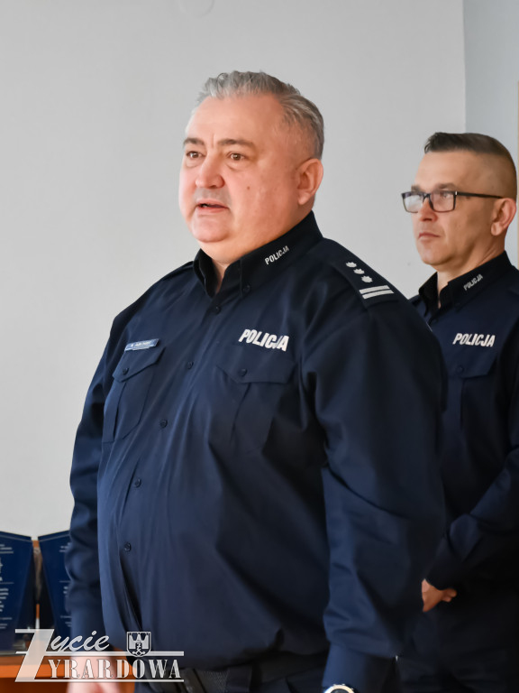 Roczna odprawa w KPP w Żyrardowie