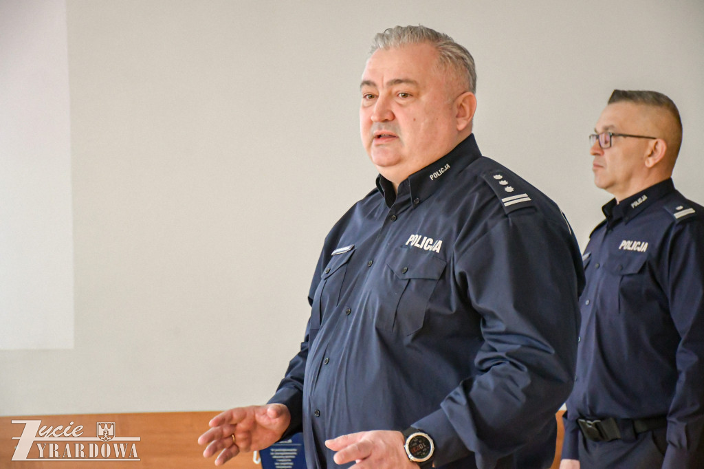 Roczna odprawa w KPP w Żyrardowie