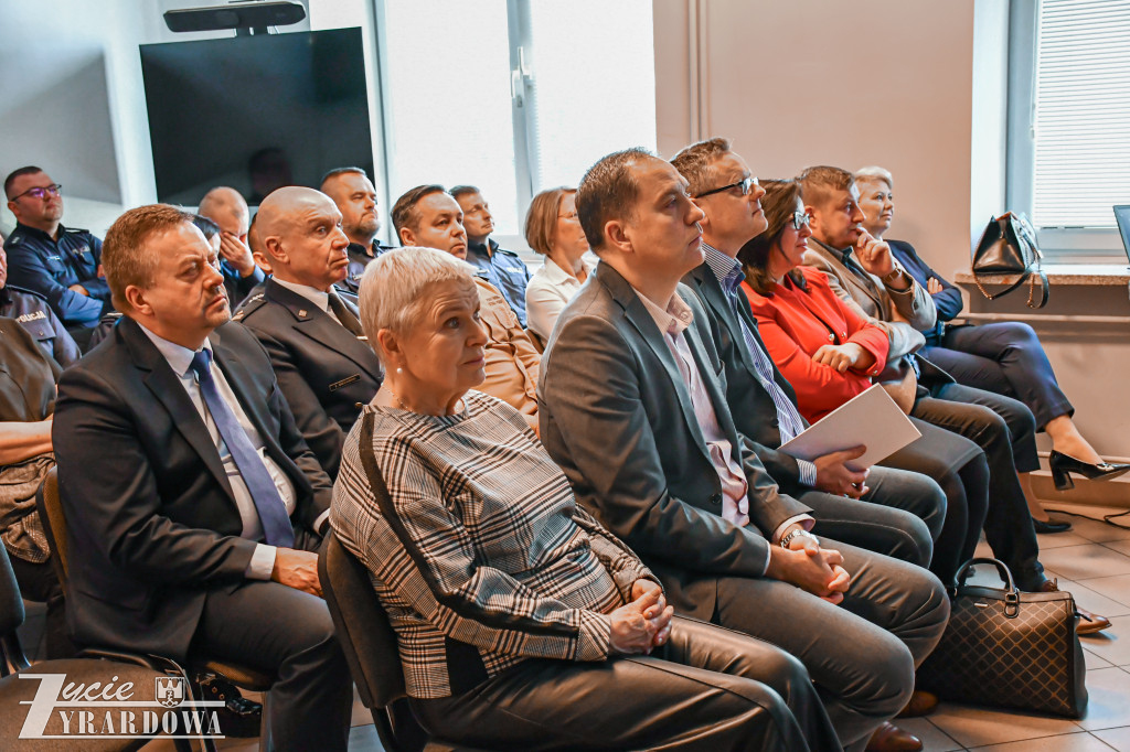 Roczna odprawa w KPP w Żyrardowie