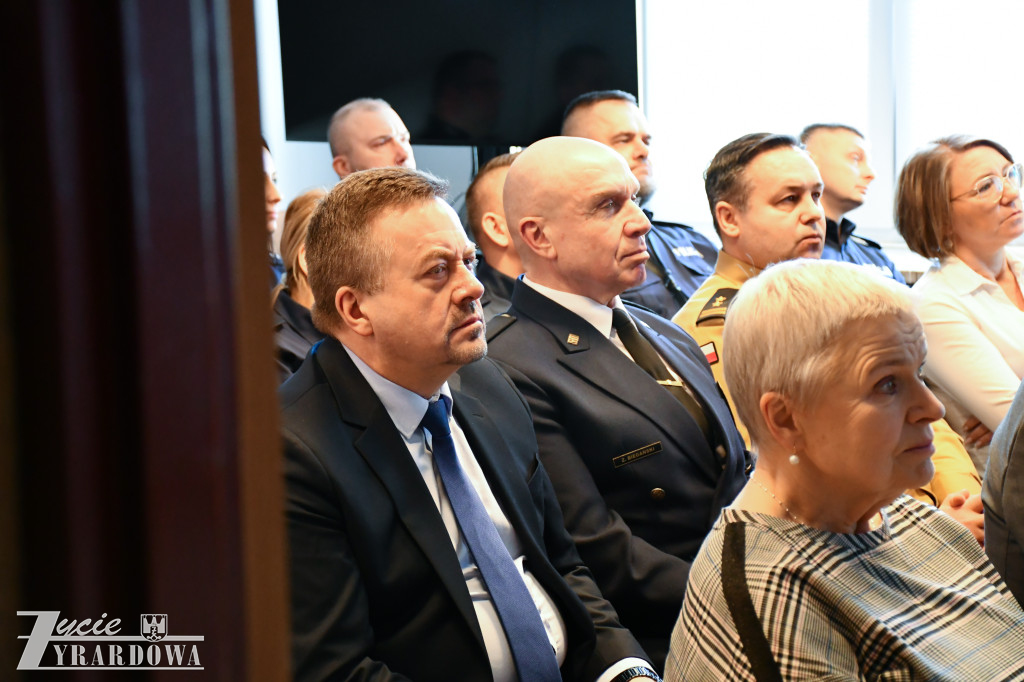 Roczna odprawa w KPP w Żyrardowie