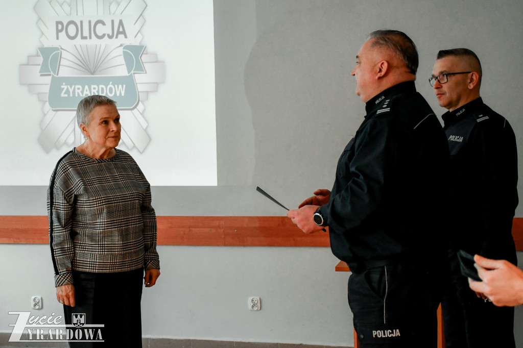 Roczna odprawa w KPP w Żyrardowie