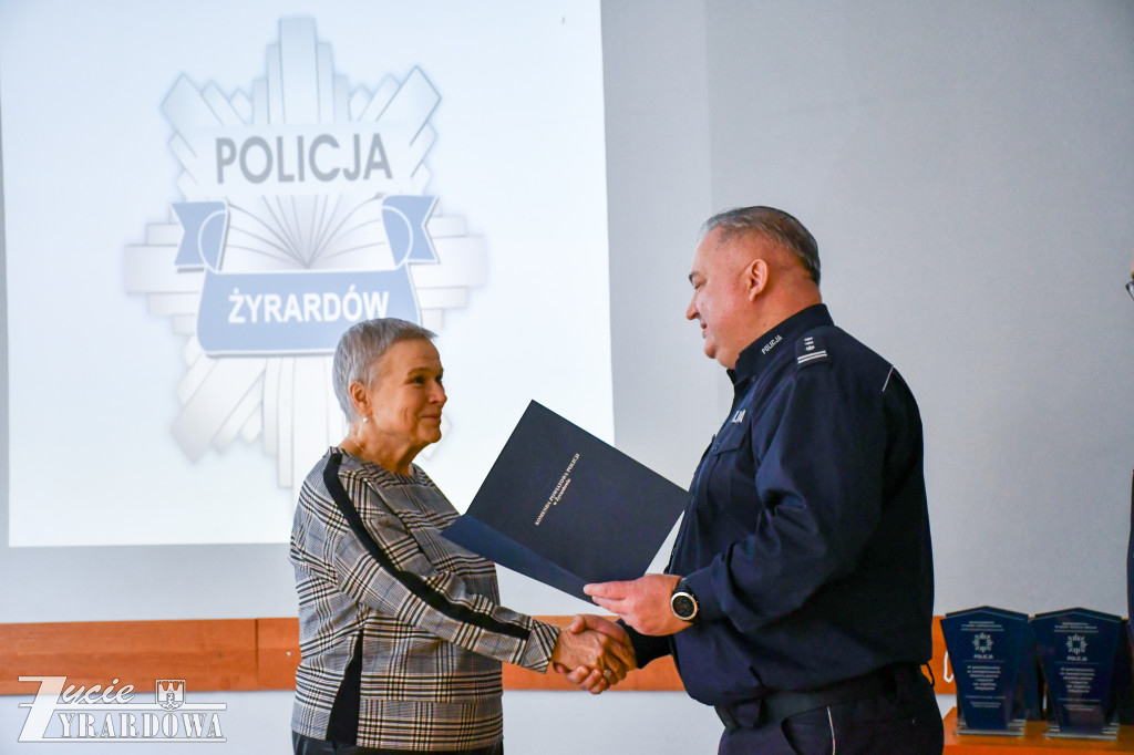 Roczna odprawa w KPP w Żyrardowie