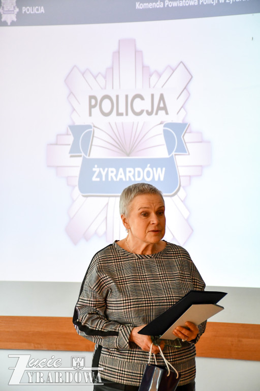 Roczna odprawa w KPP w Żyrardowie