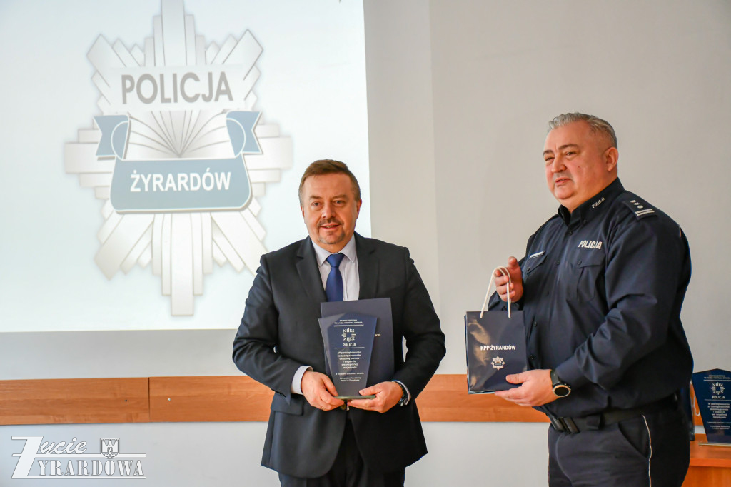 Roczna odprawa w KPP w Żyrardowie
